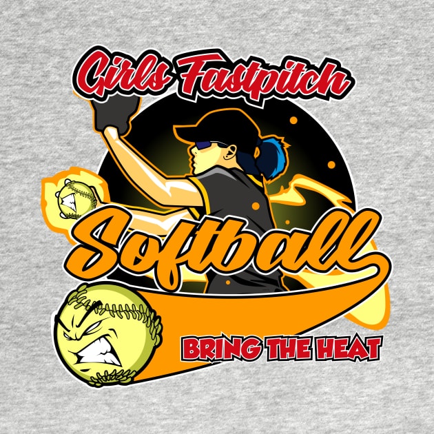 Girls Fastpitch Softball by Spikeani